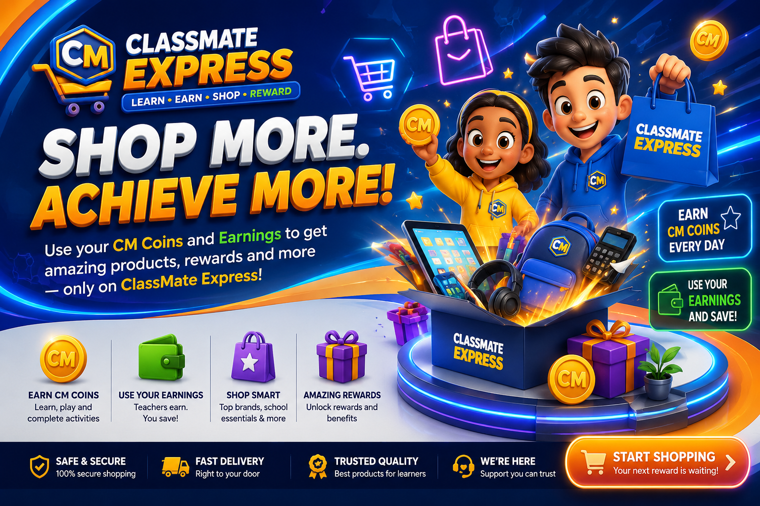 ClassMate Express — Shop, Save, Achieve More